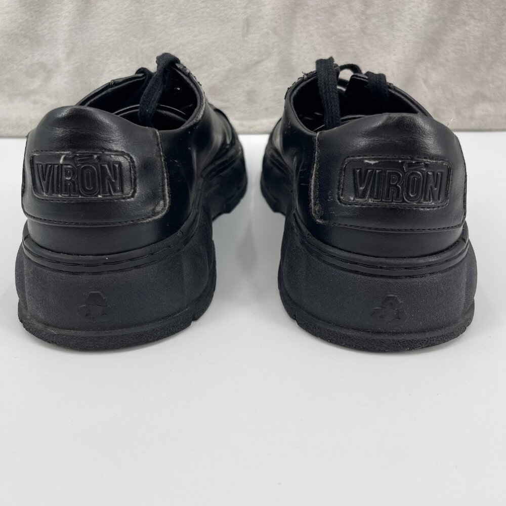 Viron 2005 Black Low Top Chunky Platform Sneakers Shoes - Picture 8 of 14